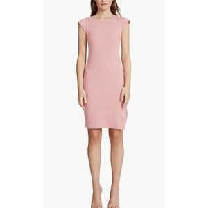 NWOT BB Dakota‎ Steve Madden Womens Sips Tea Dress Medium Ribbed Slit Pink